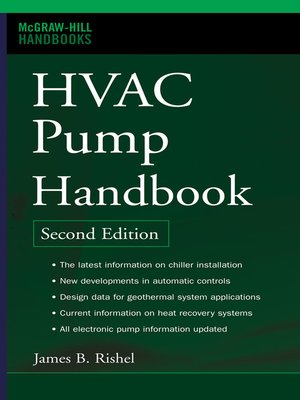 cover image of HVAC Pump Handbook